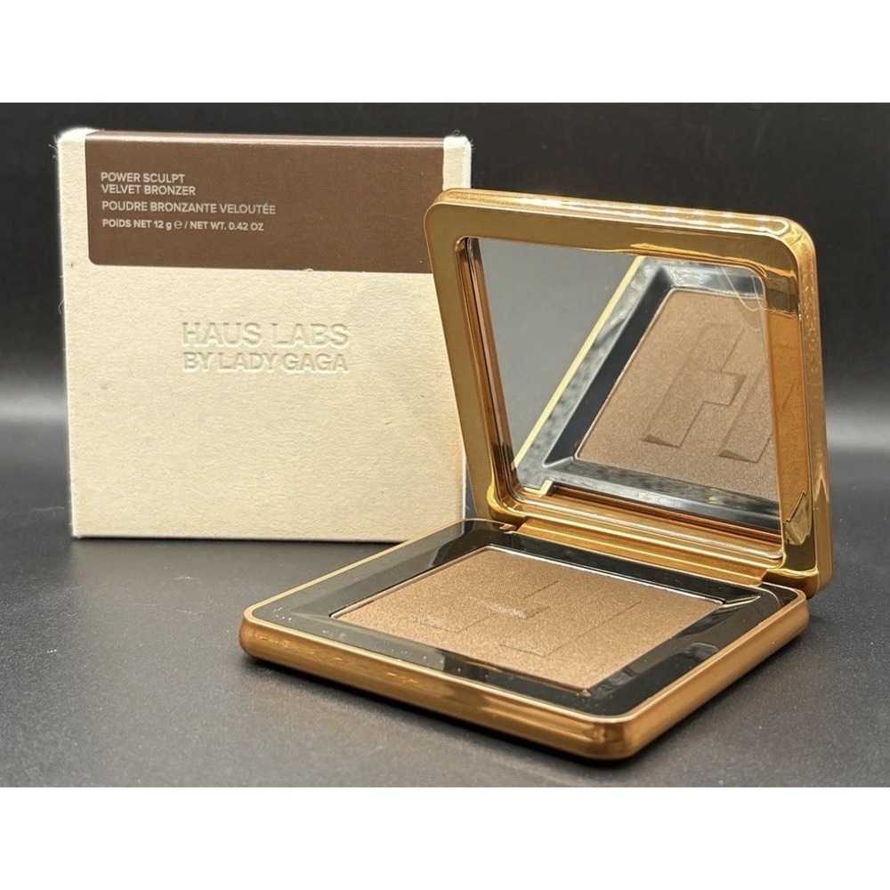 Haus Labs by Lady Gaga Power Sculpt Velvet Bronzer Deep Level 12 Jatoba Sun NIB